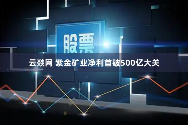 云燚网 紫金矿业净利首破500亿大关